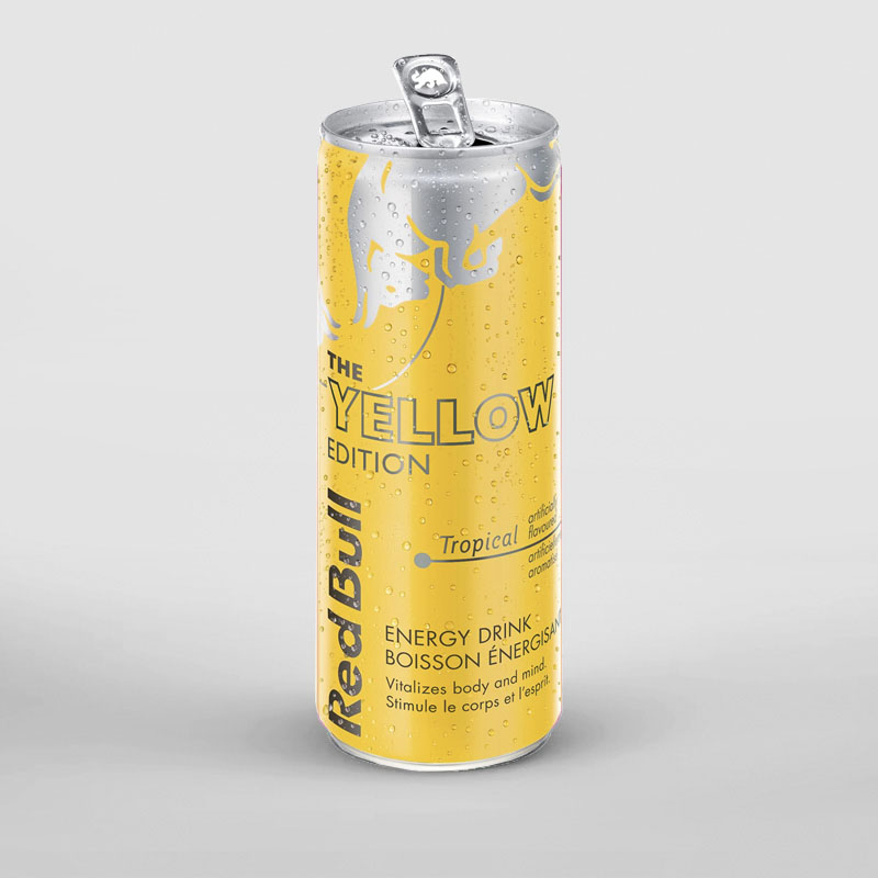 RED BULL THE YELLOW EDITON TROPICAL 12x25cl