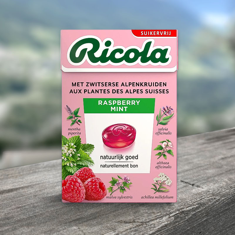 RICOLA RASPBERRY MINT 20 x 50g