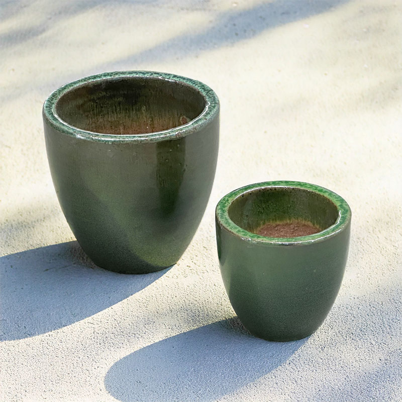 THOR FLOWERPOT OLIVE 10CM+14CM SET