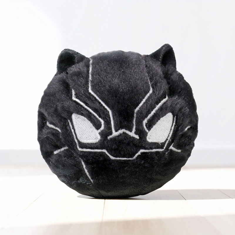 TY BEANIE BOUNCERS BLACK PANTHER 9CM