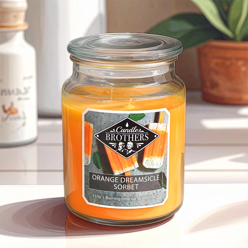 CANDLE BROTHERS ORANGE DREAMSICLE SORBET SCENTED CANDLE 510g