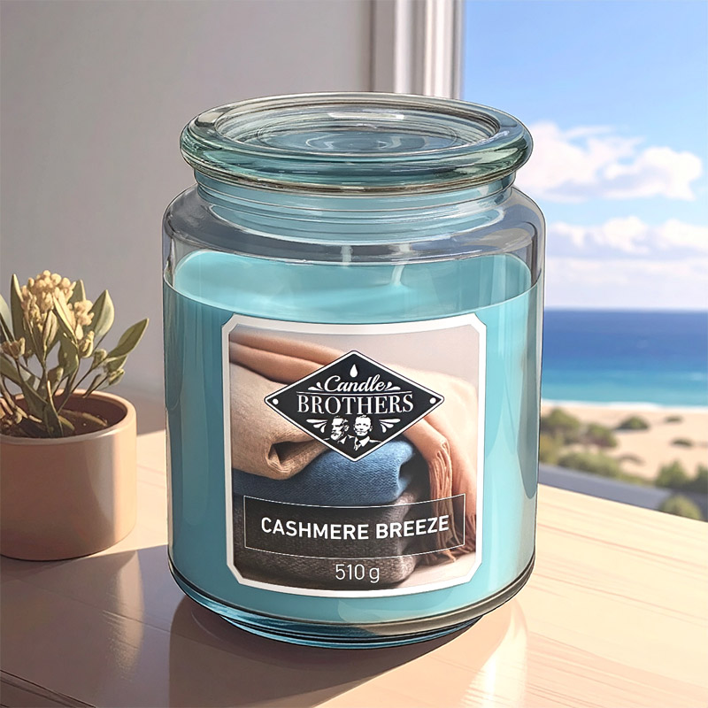 CANDLE BROTHERS CASHMERE BREEZE SCENTED CANDLE 510g