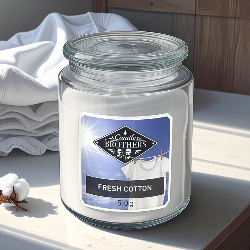 CANDLE BROTHERS FRESH COTTON SCENTED CANDLE 510g