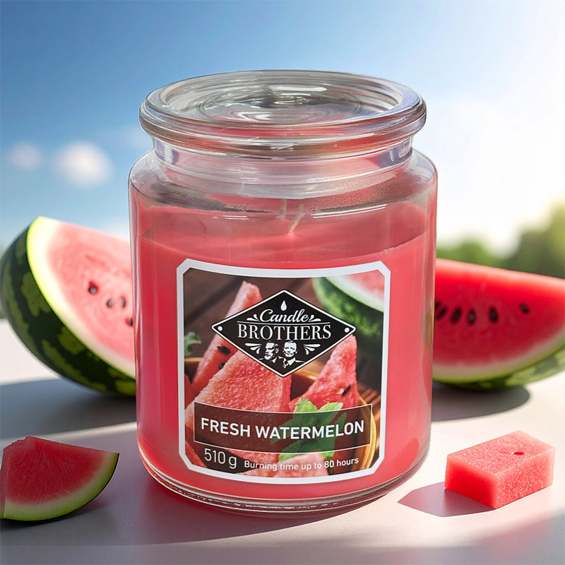 CANDLE BROTHERS FRESH WATERMELON SCENTED CANDLE 510g