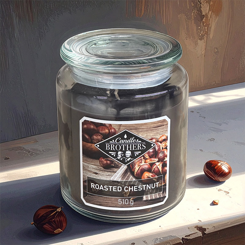 CANDLE BROTHERS ROASTED CHESTNUT SCENTED CANDLE 510g