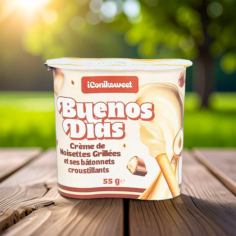 BUENOS DIAS GRILLED HAZELNUT CREAM STICKS 12 x 55g