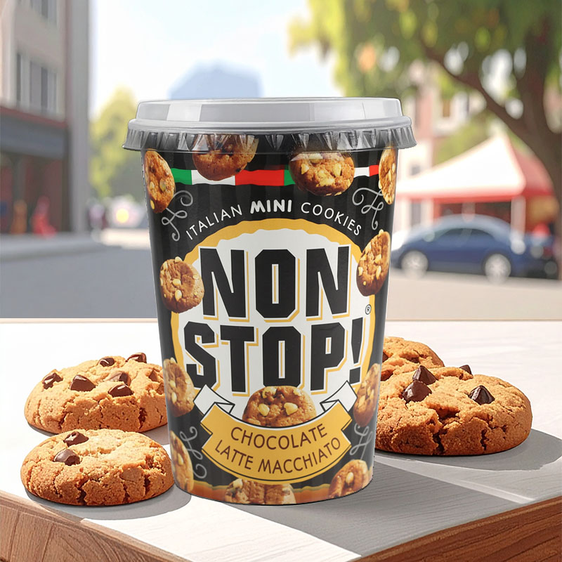 NON STOP! COOKIES CHOCOLATE LATTE MACCHIATO 8x125g