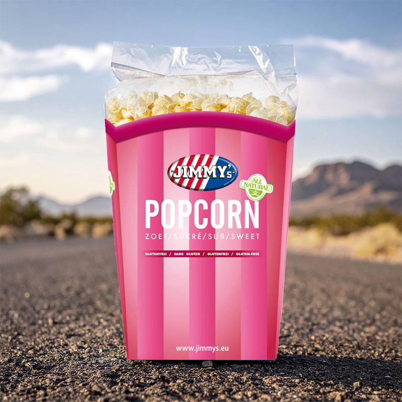 JIMMY'S POPCORN SWEET 6x140g