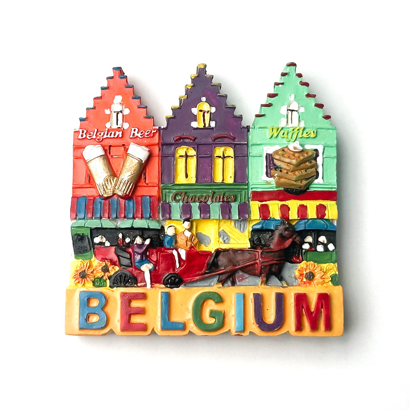 MAGNET BELGIUM HOUSES HORSE