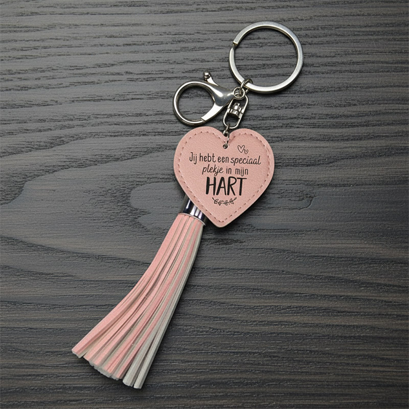 TASSEL SPECIAAL PLEKJE SLEUTELHANGER