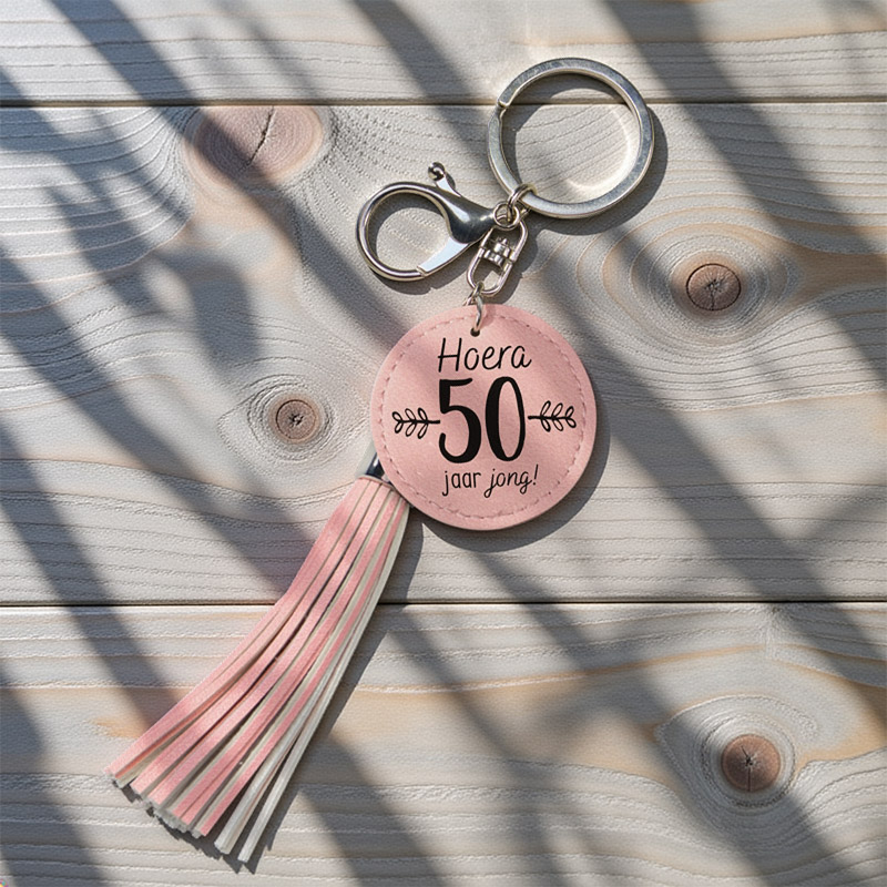 TASSEL 50 JAAR SLEUTELHANGER