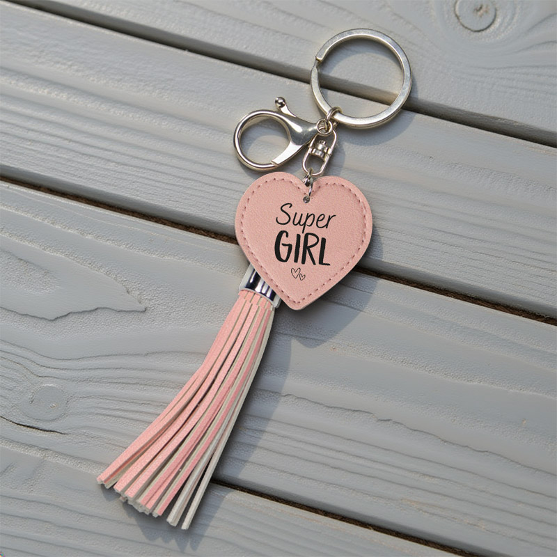 TASSEL SUPERGIRL SLEUTELHANGER
