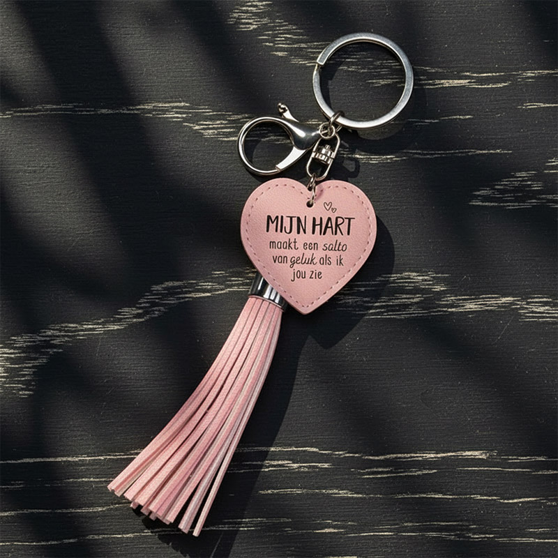TASSEL MIJN HART SLEUTELHANGER