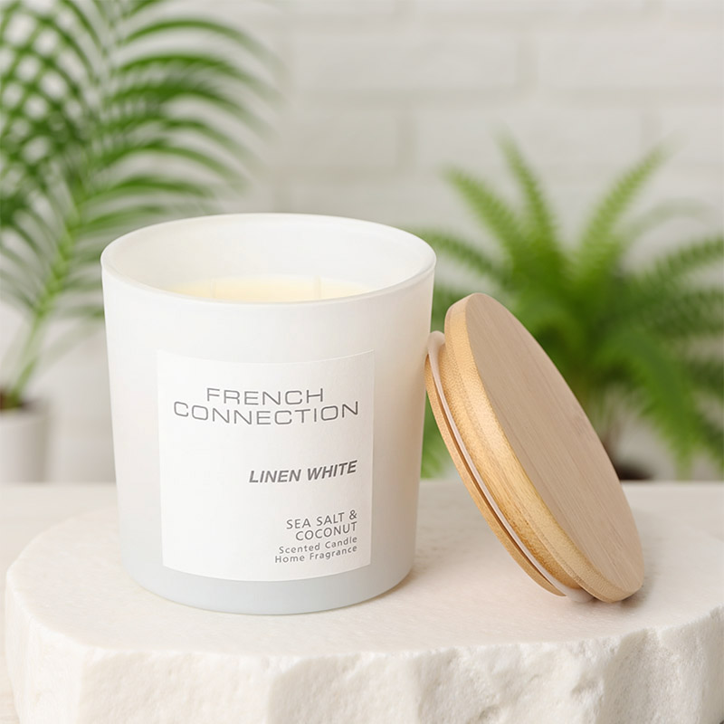 FRENCH CONNECTION PASTEL CANDLE SEA SALT&COCONUT 331G MEDIUM