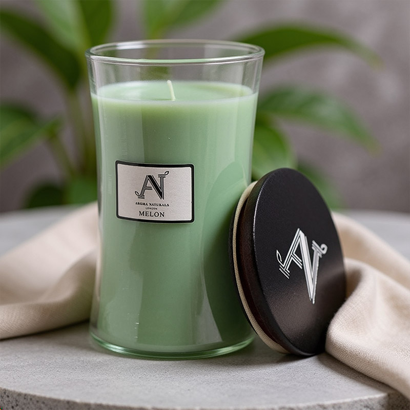 AROMA NATURALS CONTEMPORARY CANDLE MELON 607G MEDIUM