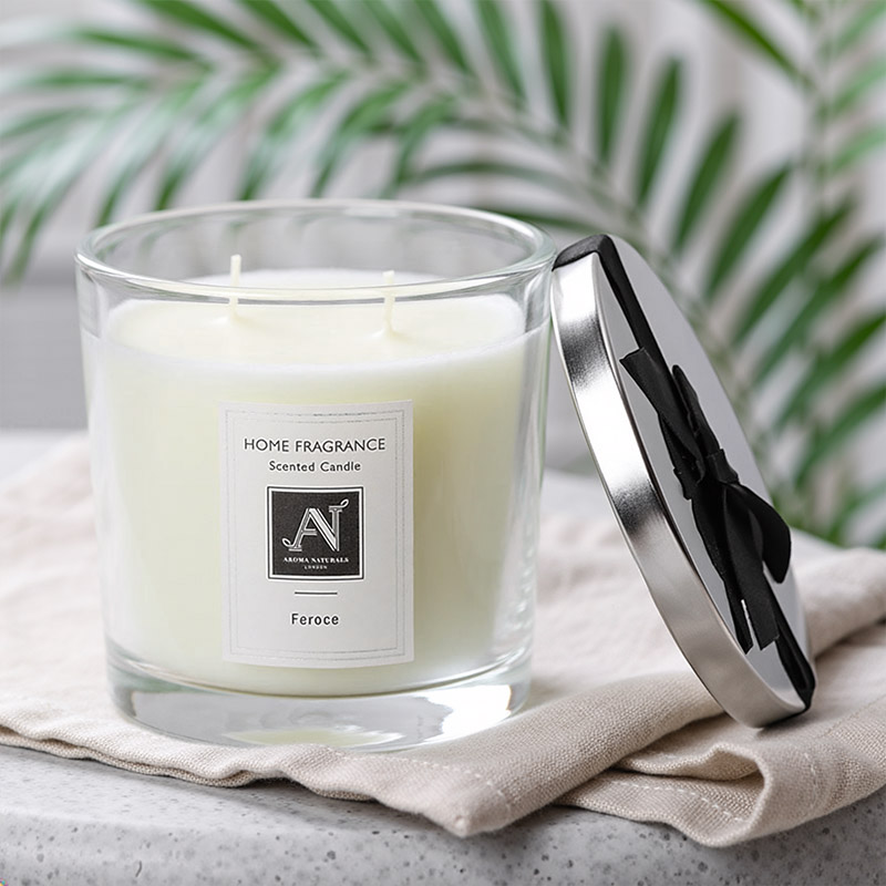 AROMA NATURALS MINIMALIST LUXE CANDLE FEROCE 342G MEDIUM 2-WICKS