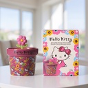 HELLO KITTY SPRING CANDLE REUSABLE PLANT POT ROSE&CHERRY BLOSSOM 130G