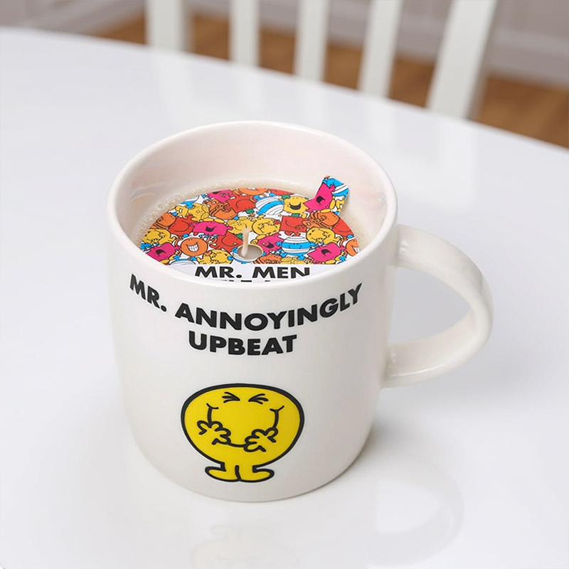 MR. HAPPY (ANNOYING UPBEAT) CANDLE MUG SHERBERT LEMON 250G