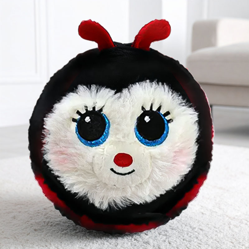 TY BEANIE BOUNCERS BUGGIE THE LADYBUG 9CM