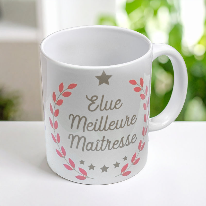 MUG "ÉLUE MEILLEURE MAITRESSE"