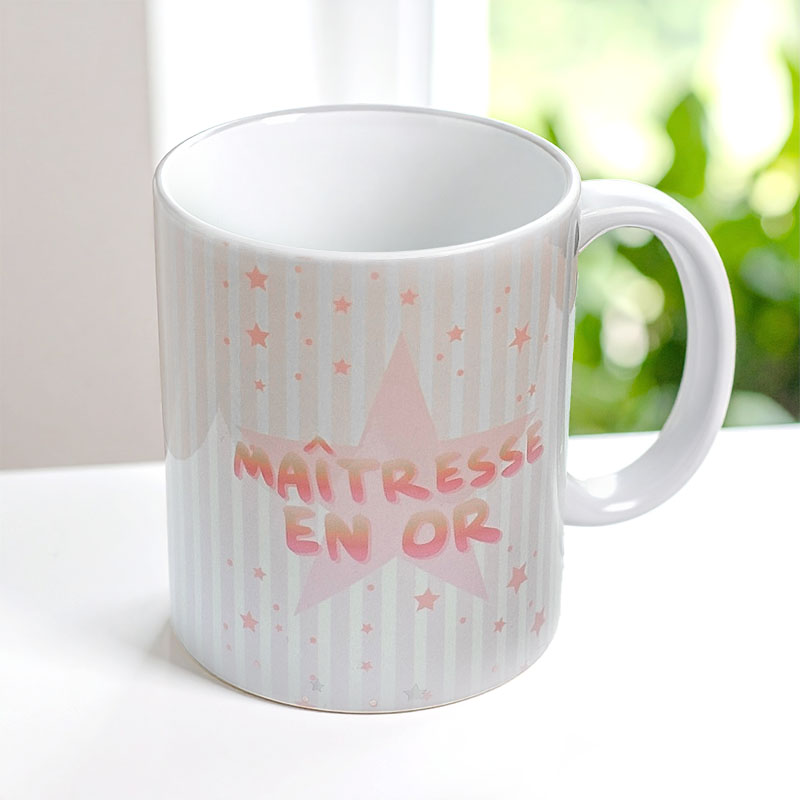 MUG "MAITRESSE EN OR"
