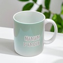 MUG "MAMAN D'AMOUR" GREEN