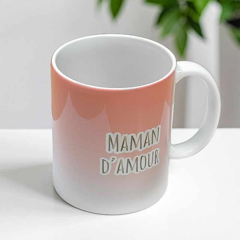 MUG "MAMAN D'AMOUR" PINK