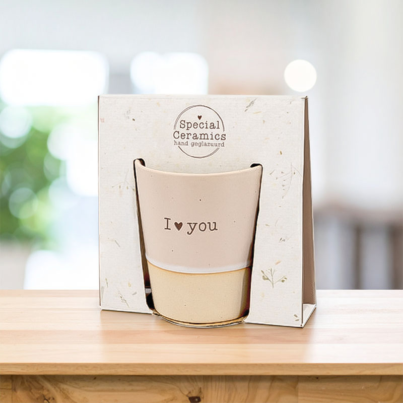 SPECIAL CERAMICS MUG "I LOVE YOU" (35787)