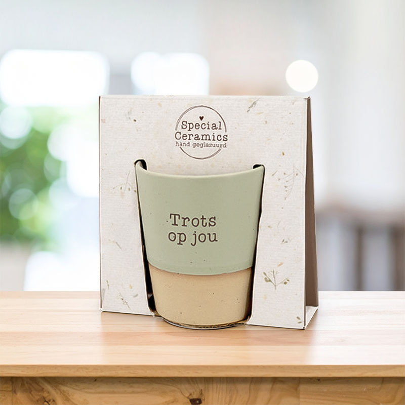 SPECIAL CERAMICS MUG "TROTS OP JOU" (35794)