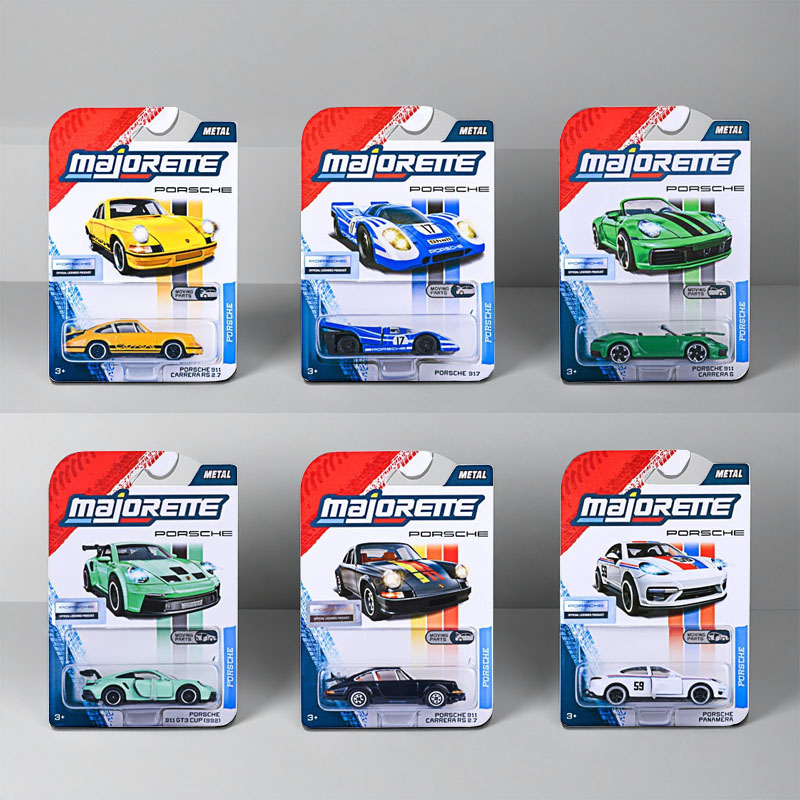 MAJORETTE PORSCHE PREMIUM CARS 6-ass