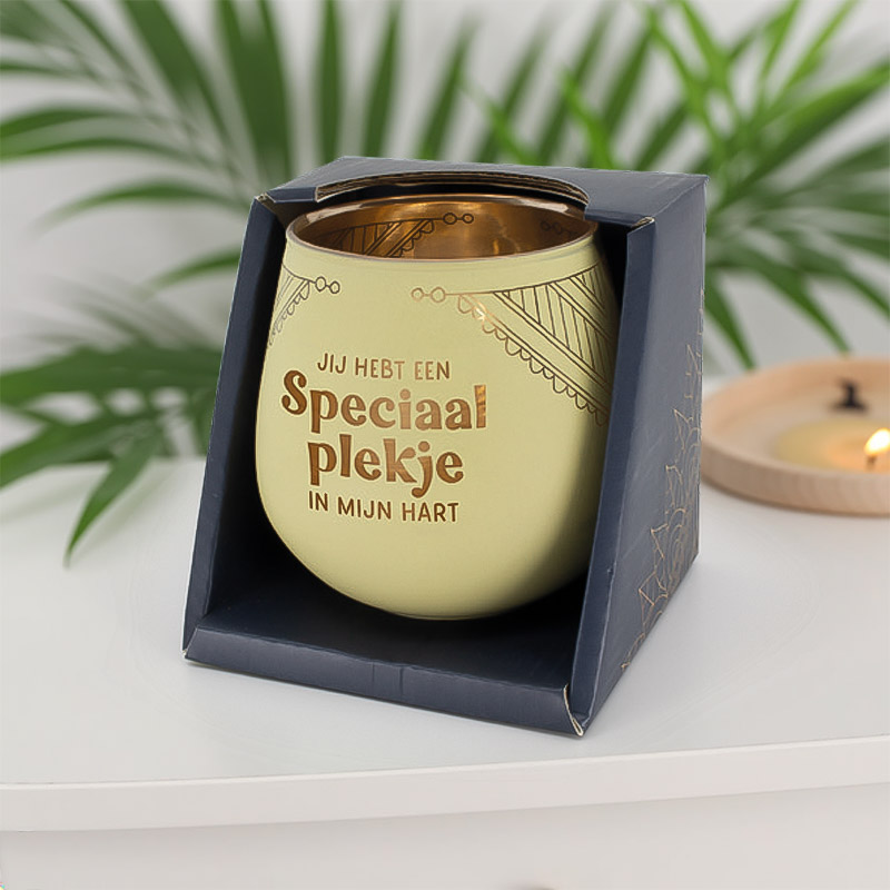 SFEERLICHTHOUDER "SPECIAAL PLEKJE" (35435)