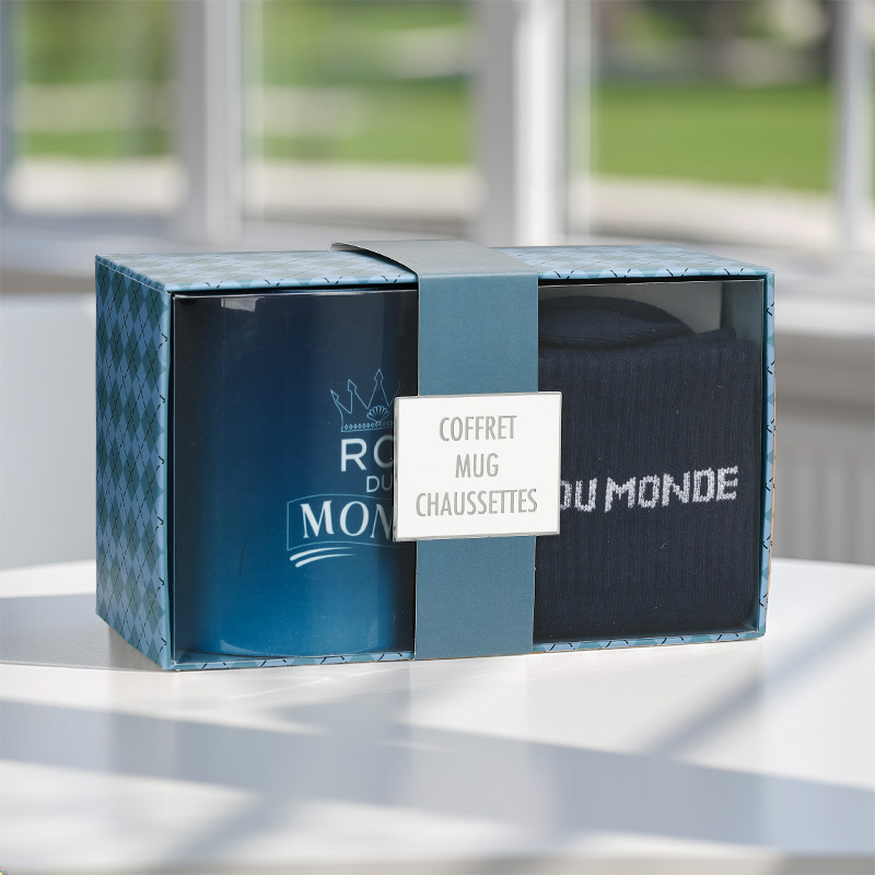 GIFT SET ROI DU MONDE MUG + SOCKS
