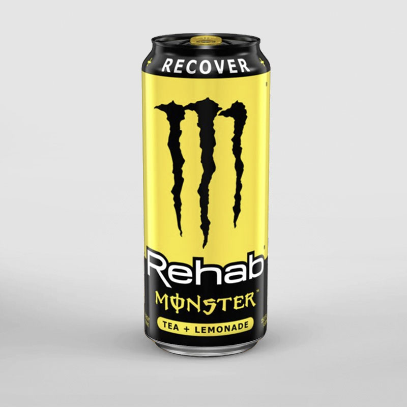 MONSTER ENERGY REHAB TEA LEMONADE 12 x 50CL