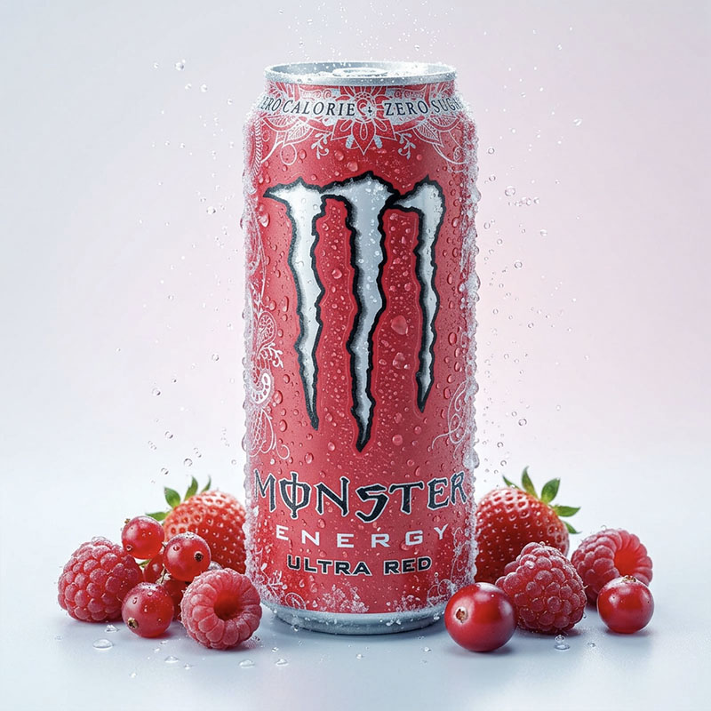 MONSTER ENERGY ULTRA RED 12 x 50CL