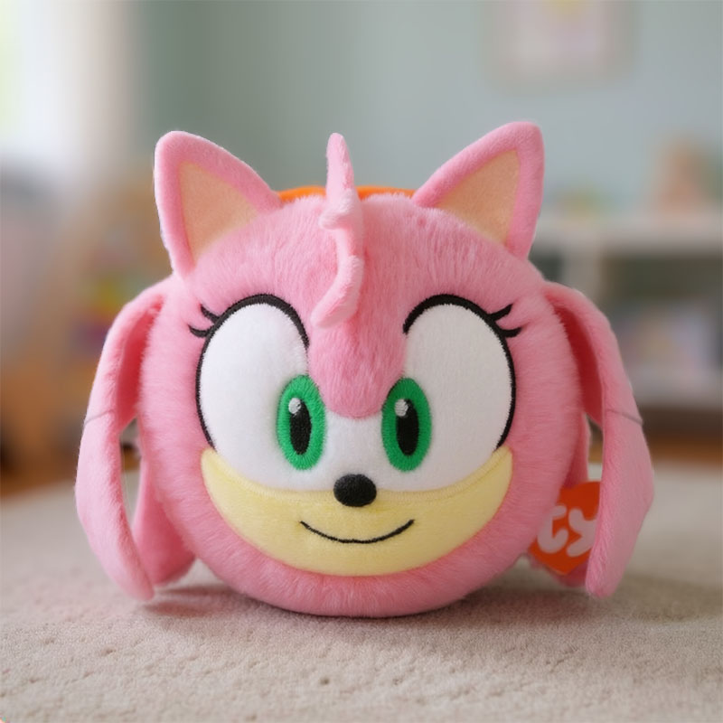 TY BEANIE BOUNCERS AMY SONIC PINK 9CM
