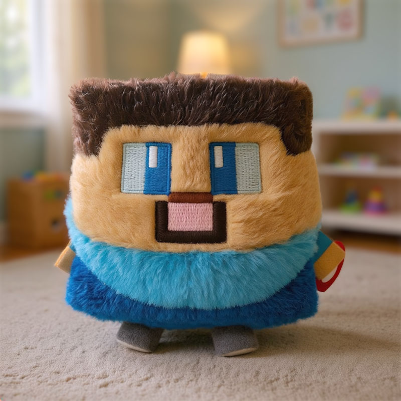 TY BEANIE BOUNCERS MINECRAFT STEVE 9CM