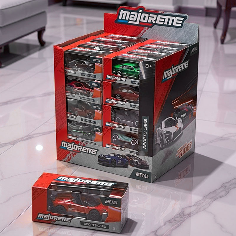 MAJORETTE SPORTS CARS DISPLAY BOX 40pcs