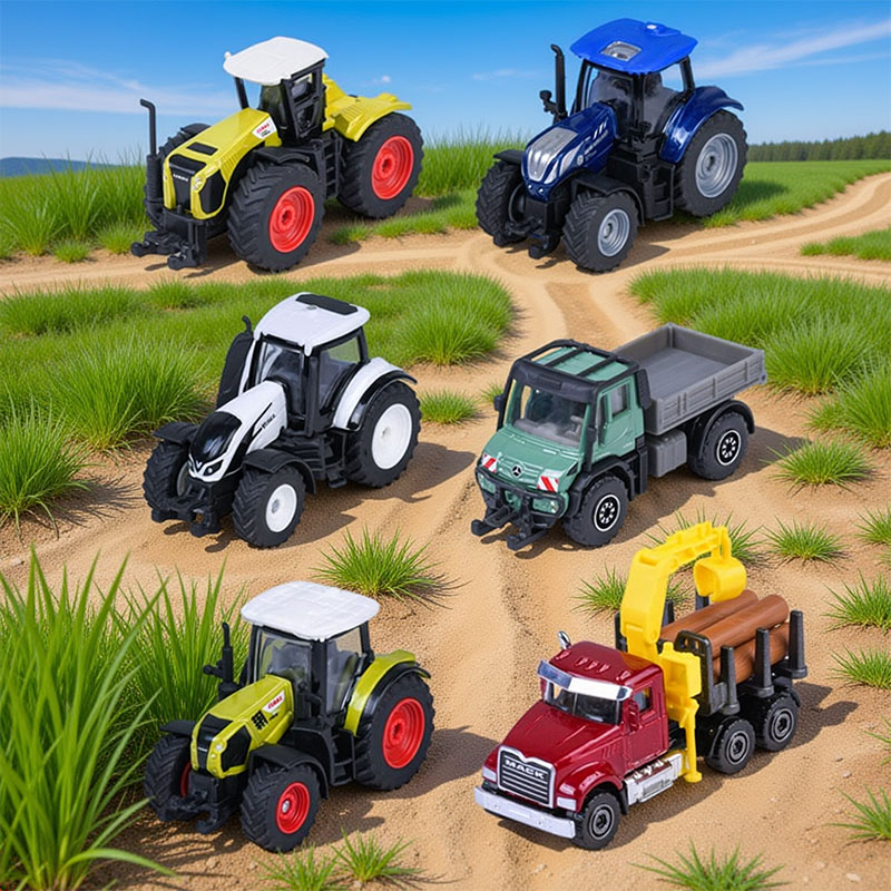 MAJORETTE FARM PREMIUM VEHICLES 6-ass