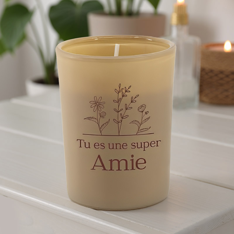 BOUGIES DE VOEUX "AMIE" (09405)