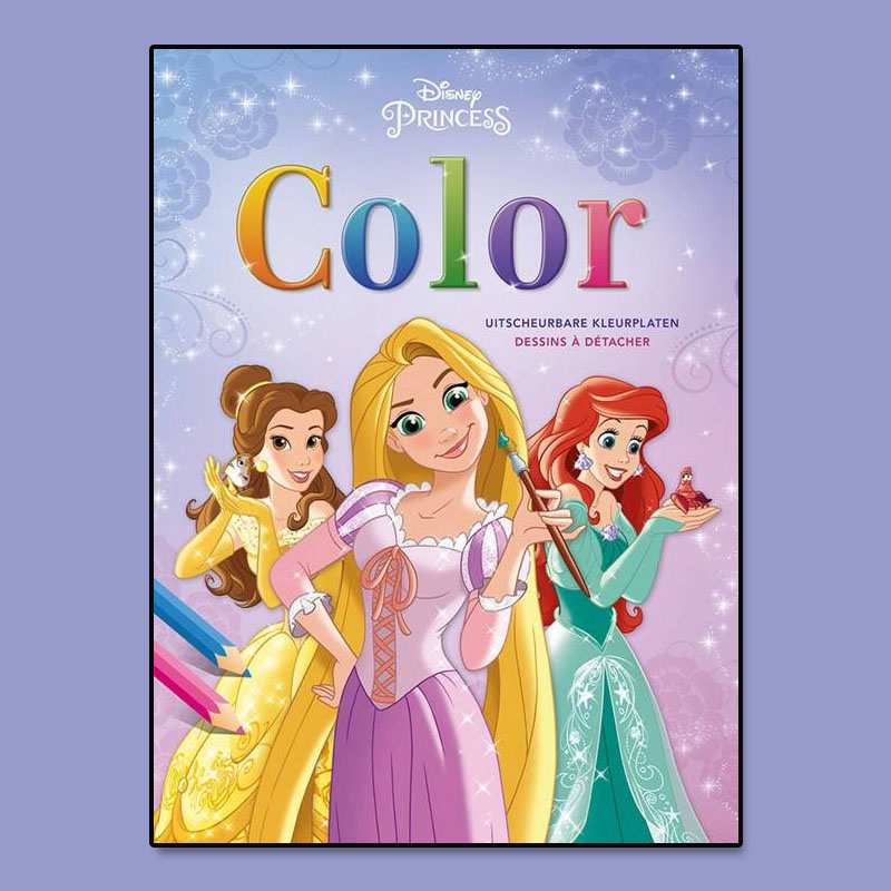 COLOR BOOK DISNEY PRINCESS (DETACHABLE PAGES)