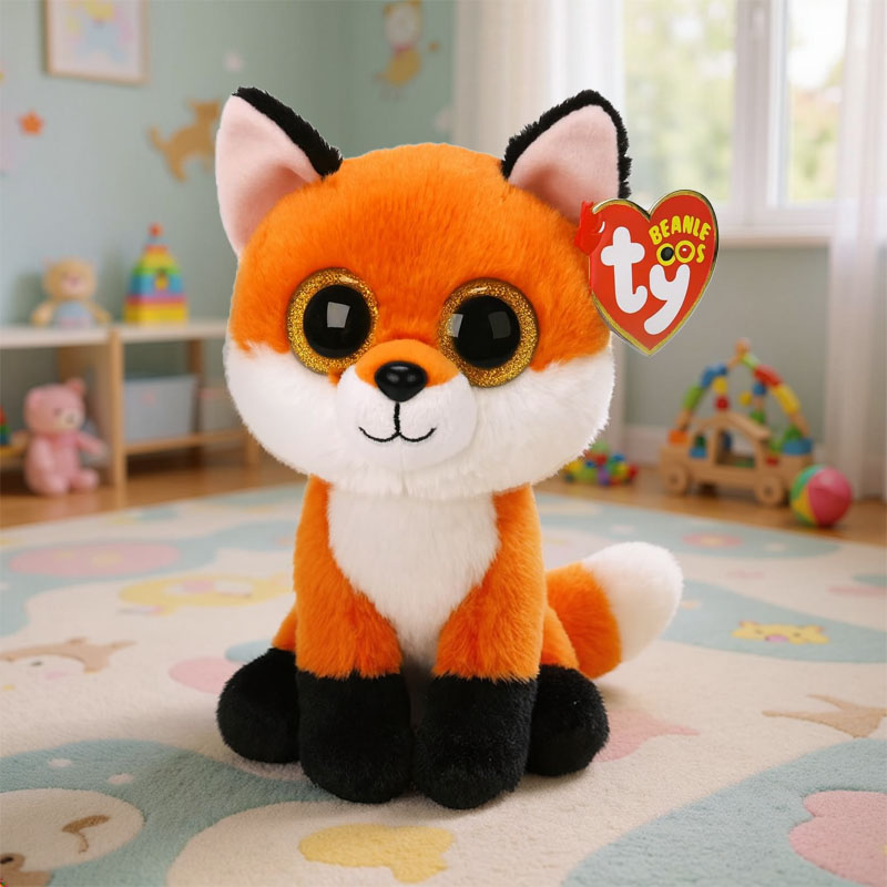 TY BEANIE BOO'S MEADOW THE FOX SMALL 15CM