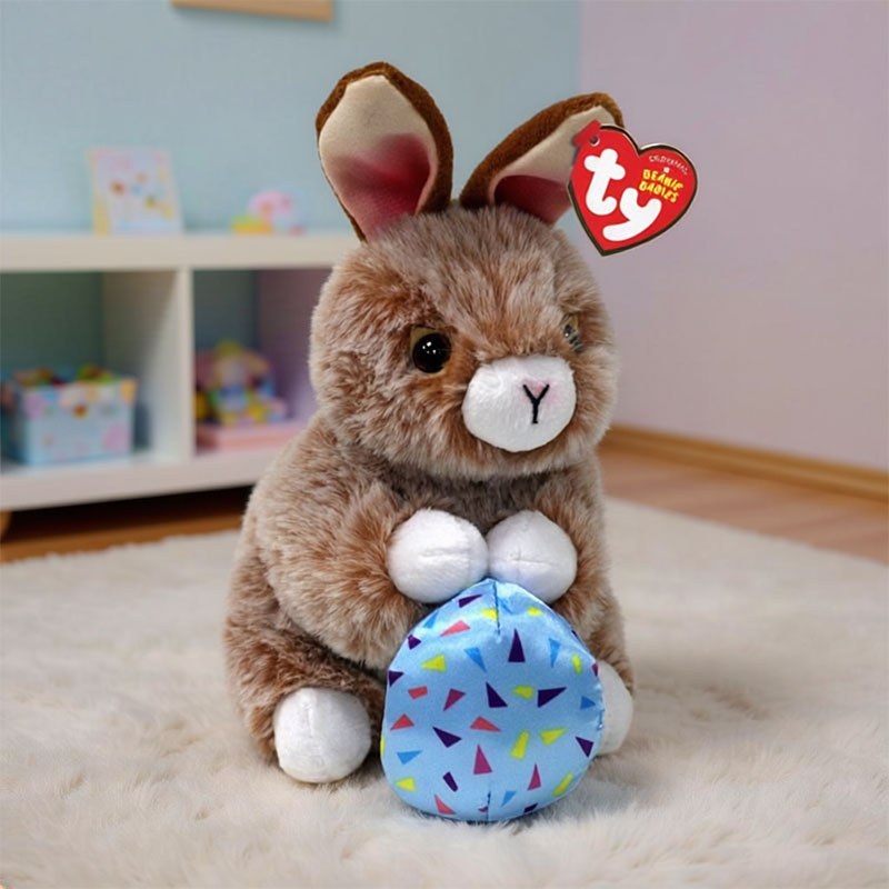 TY BEANIE BELLIES PRALINE THE BUNNY SMALL 15CM