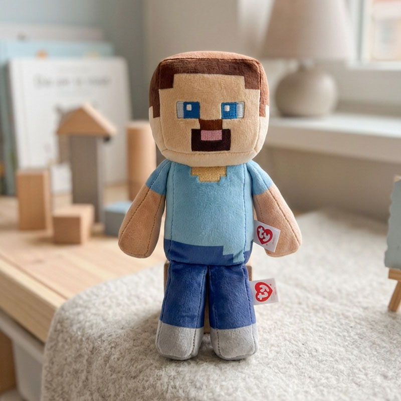 TY MINECRAFT STEVE SMALL 15CM