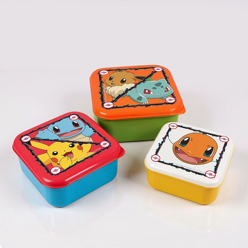 SNACK BOXES POKÉMON 3pcs