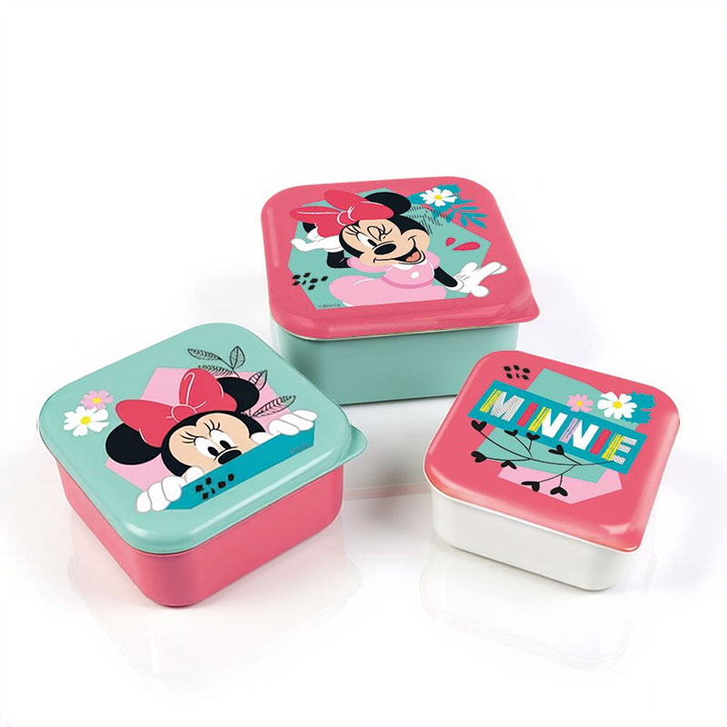 SNACK BOXES MINNIE MOUSE 3pcs
