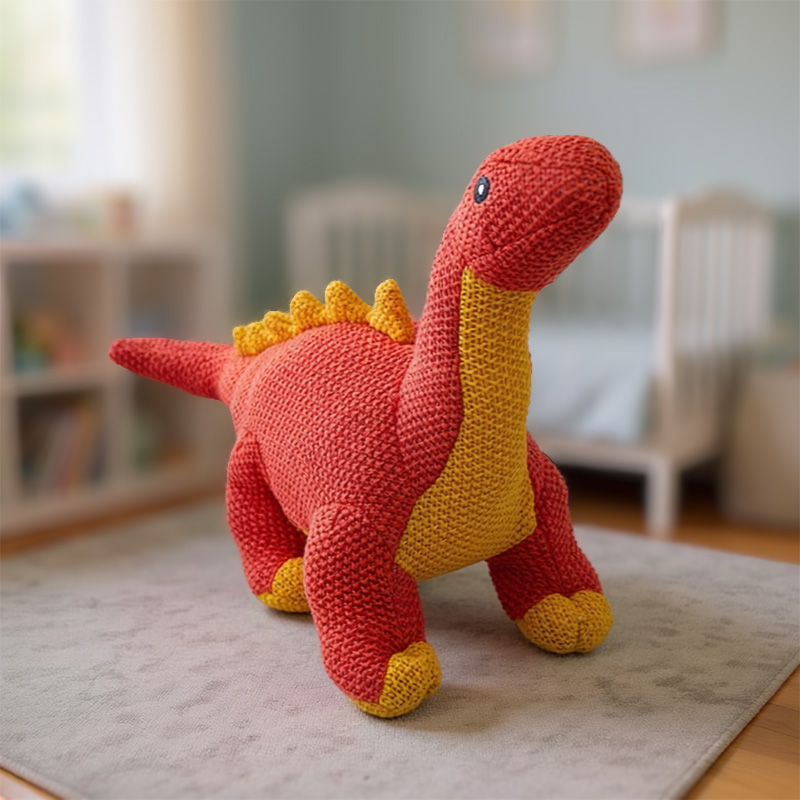 DINO ORANGE COTTON 45cm