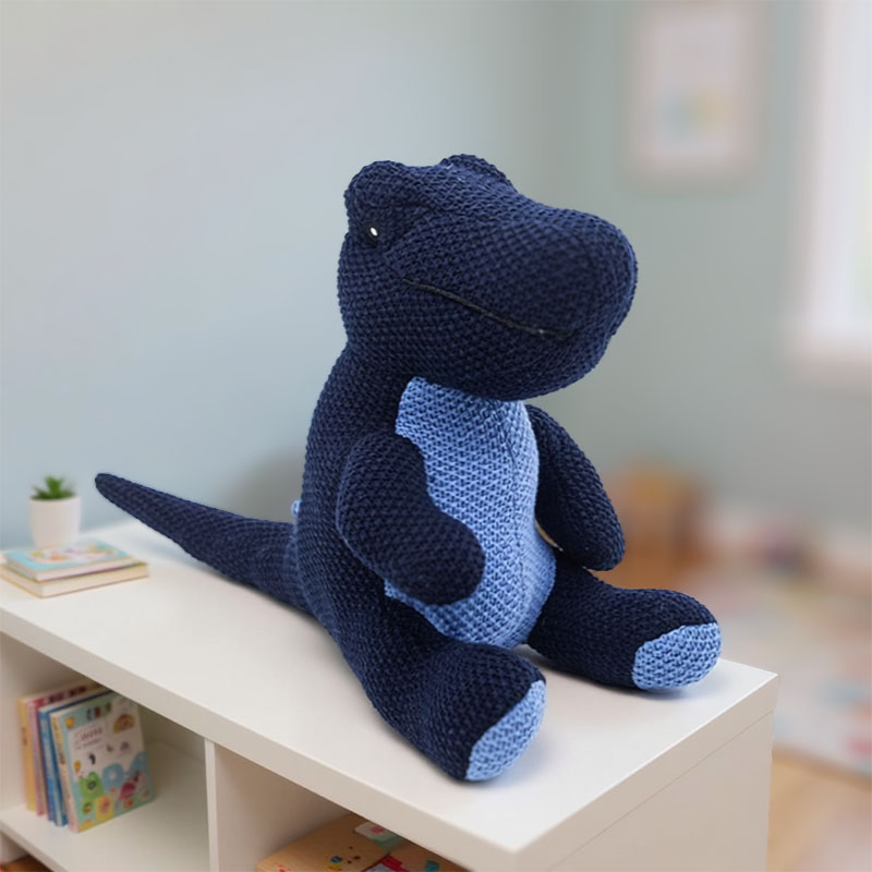 DINO DARK BLUE COTTON 21cm