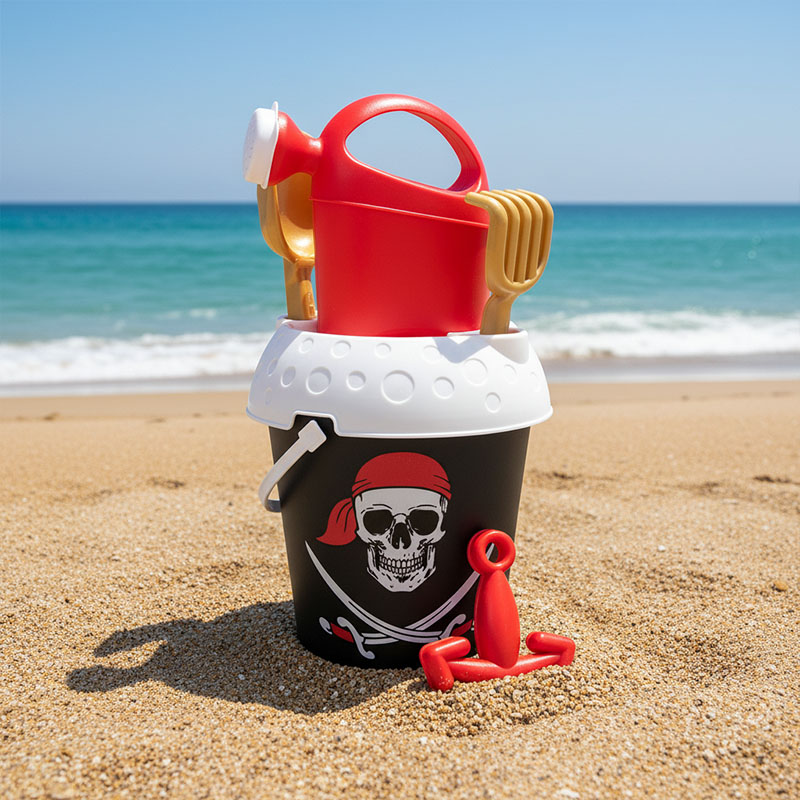 PIRATE BEACH BUCKET SET 18cm