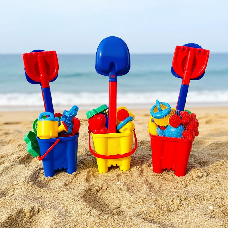 CASTLE BEACH BUCKET SET 16pcs 55cm