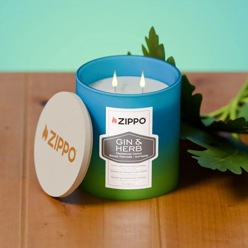 ZIPPO SCENTED CANDLE GIN & HERB 369g